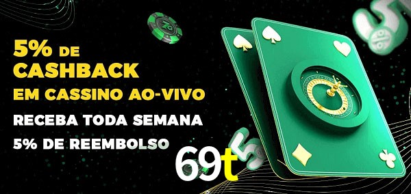 Promoções do cassino ao Vivo 69t